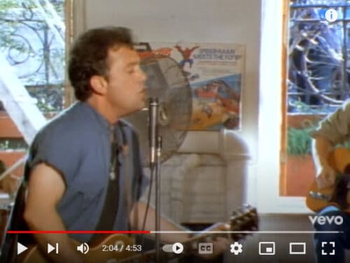 Billy Joel from It's a Matter of Trust video