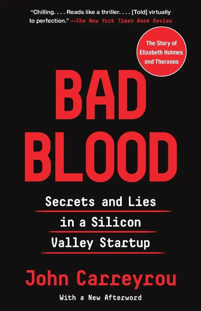Bad Blood by John Carreyrou book cover